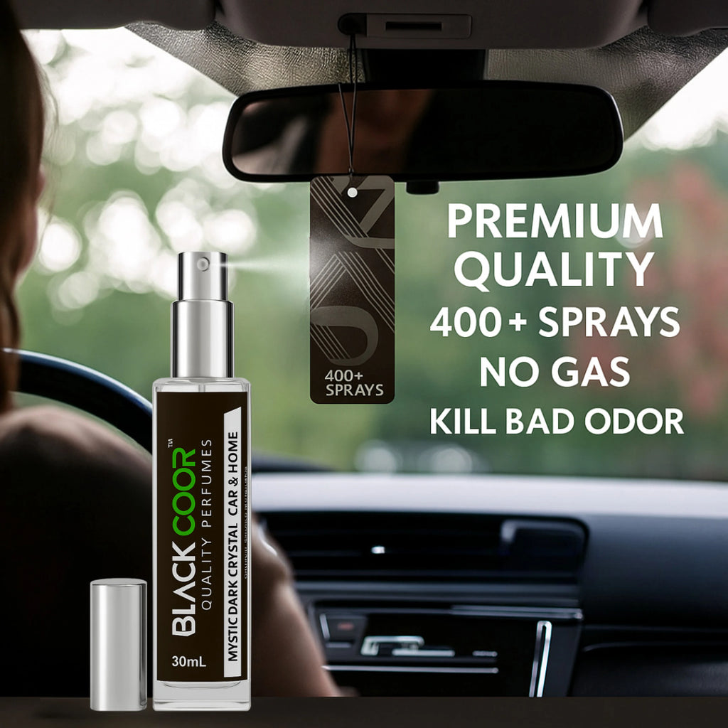 BLACK ODOR Refill Car Air Freshener Perfume - Premium Long-Lasting Fragrance 30ml