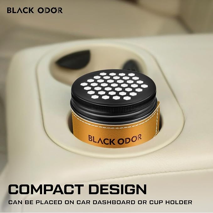 BLACK ODOR Premium Car Air Freshener Gel – Luxury Long-Lasting Scent