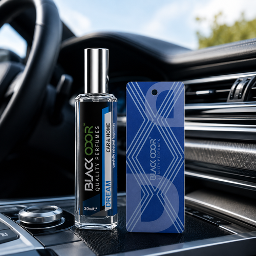 BLACK ODOR Refill Car Air Freshener Perfume - Premium Long-Lasting Fragrance 30ml
