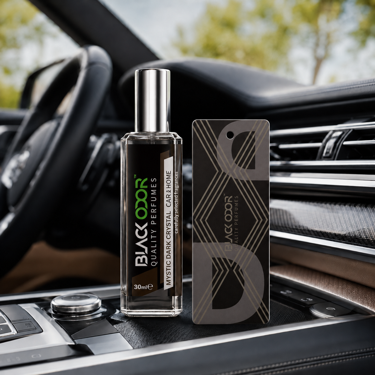 BLACK ODOR Refill Car Air Freshener Perfume - Premium Long-Lasting Fragrance 30ml