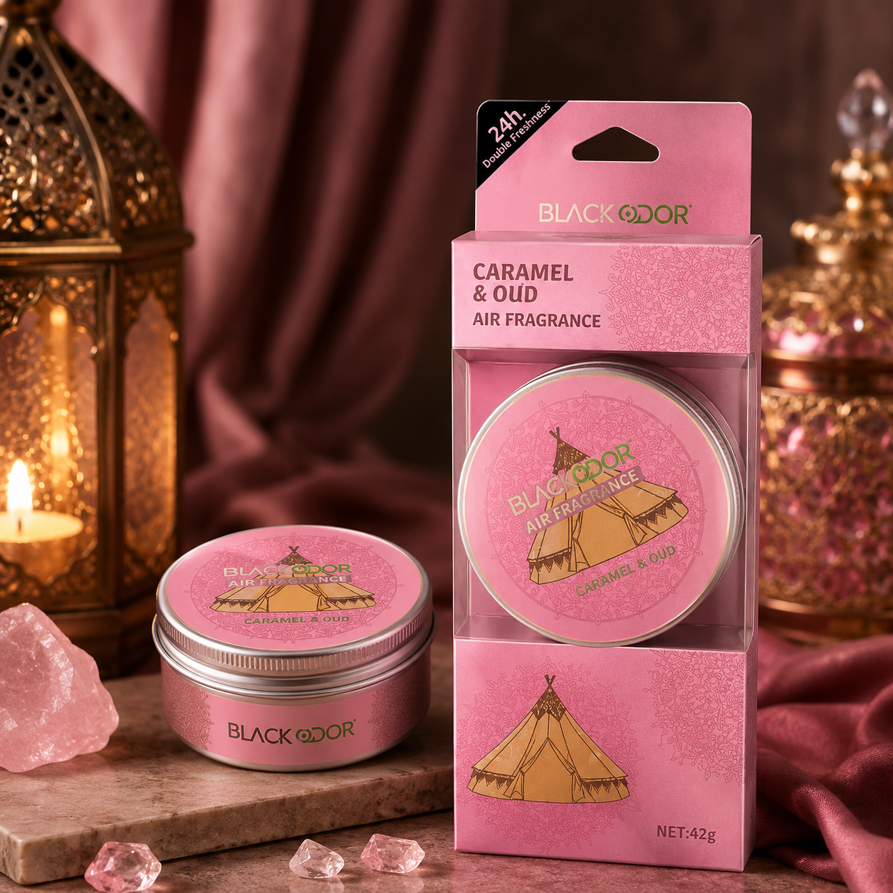 BLACK ODOR معطر صديق للبيئة من مكونات طبيعية – رائحة تدوم لـ 60 يوم