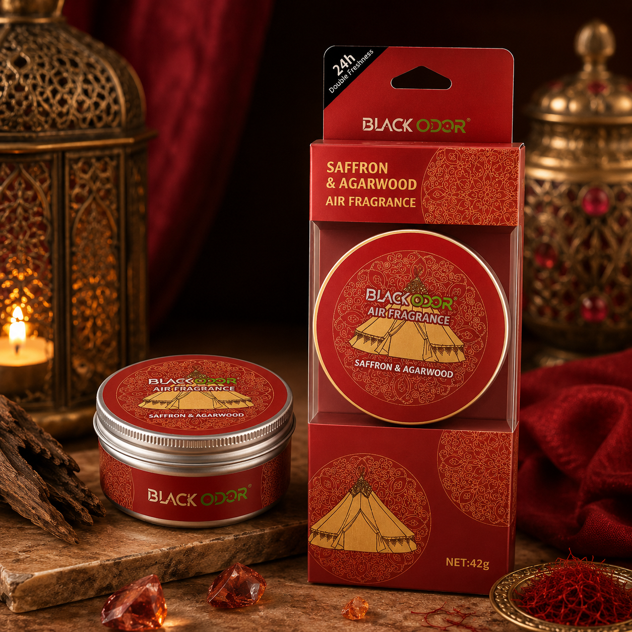 BLACK ODOR معطر صديق للبيئة من مكونات طبيعية – رائحة تدوم لـ 60 يوم