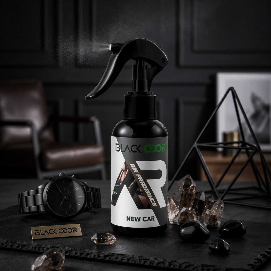 Black Odor Premium Car Air Freshener Spray – Long-Lasting Car Fragrance - 30ml