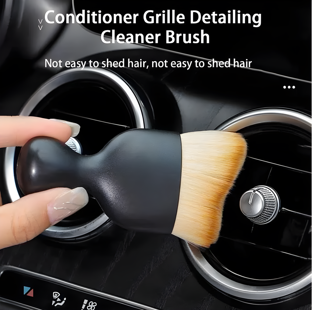 Car Cleaning Brush – Soft Detailing Brush for Interior Dust Removal