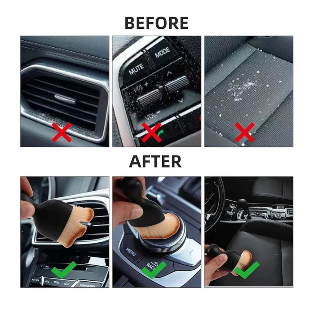 Car Cleaning Brush – Soft Detailing Brush for Interior Dust Removal