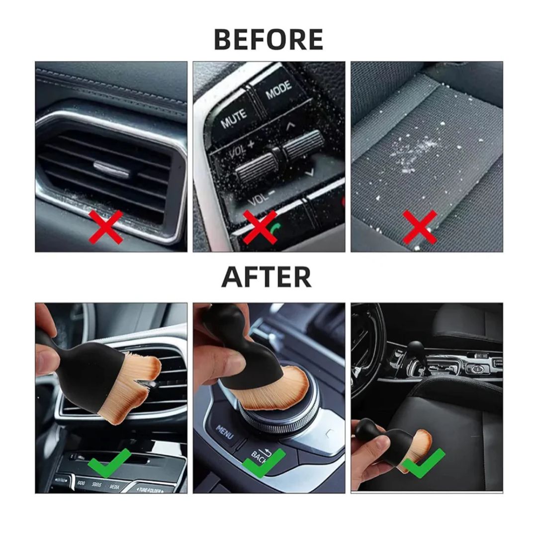 Car Cleaning Brush – Soft Detailing Brush for Interior Dust Removal