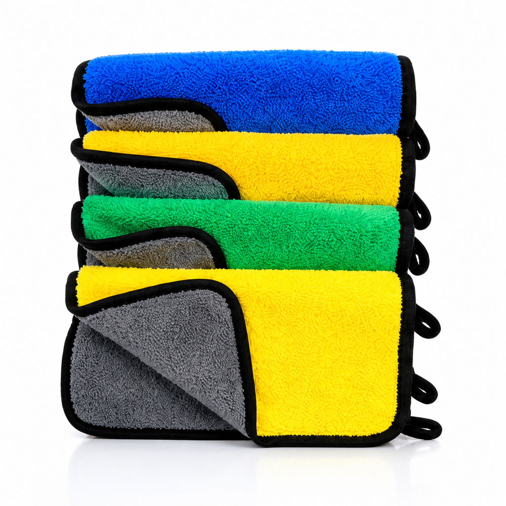 Car Cleaning Microfiber Towel - 4 Pieces