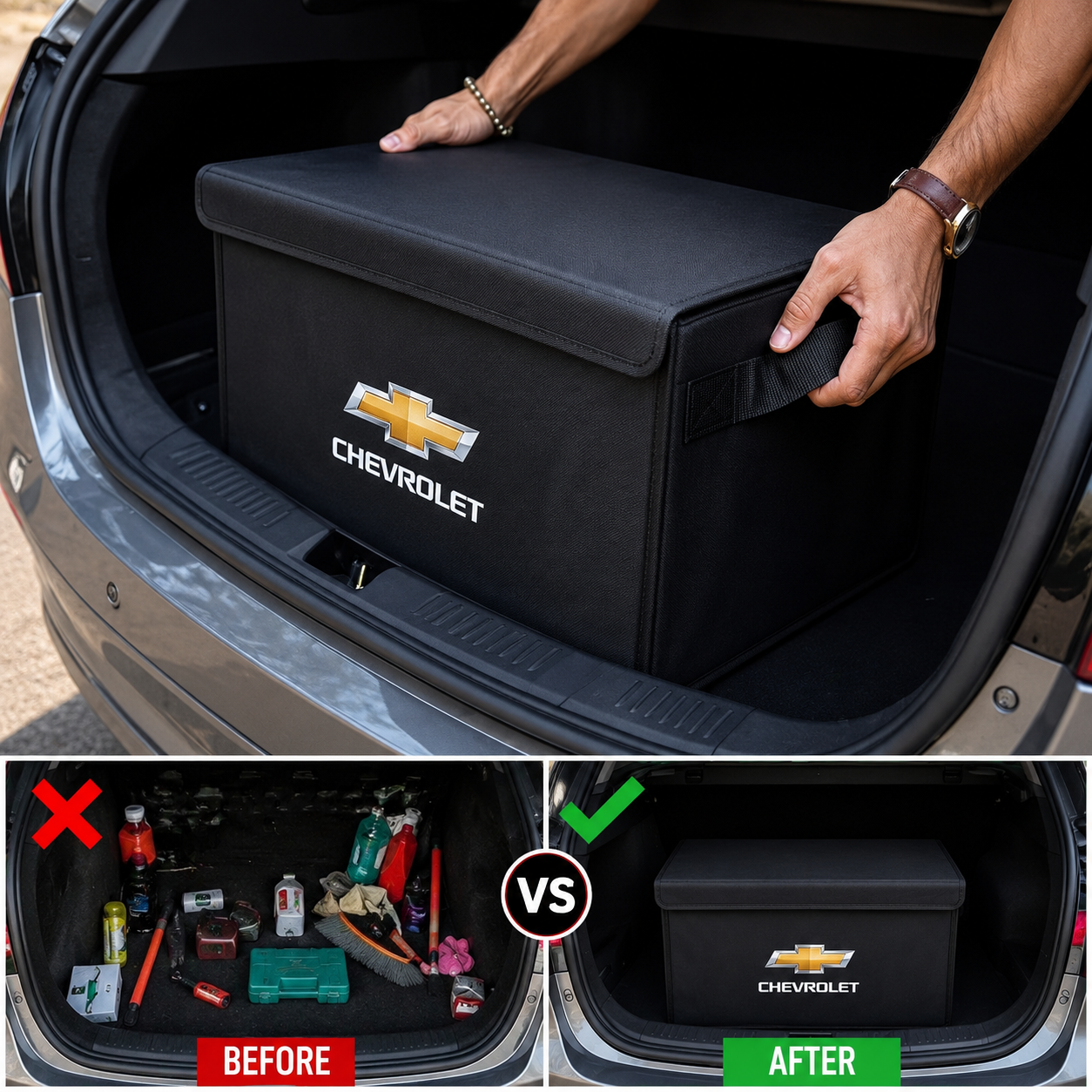 Foldable Car Trunk Organizer Storage Box