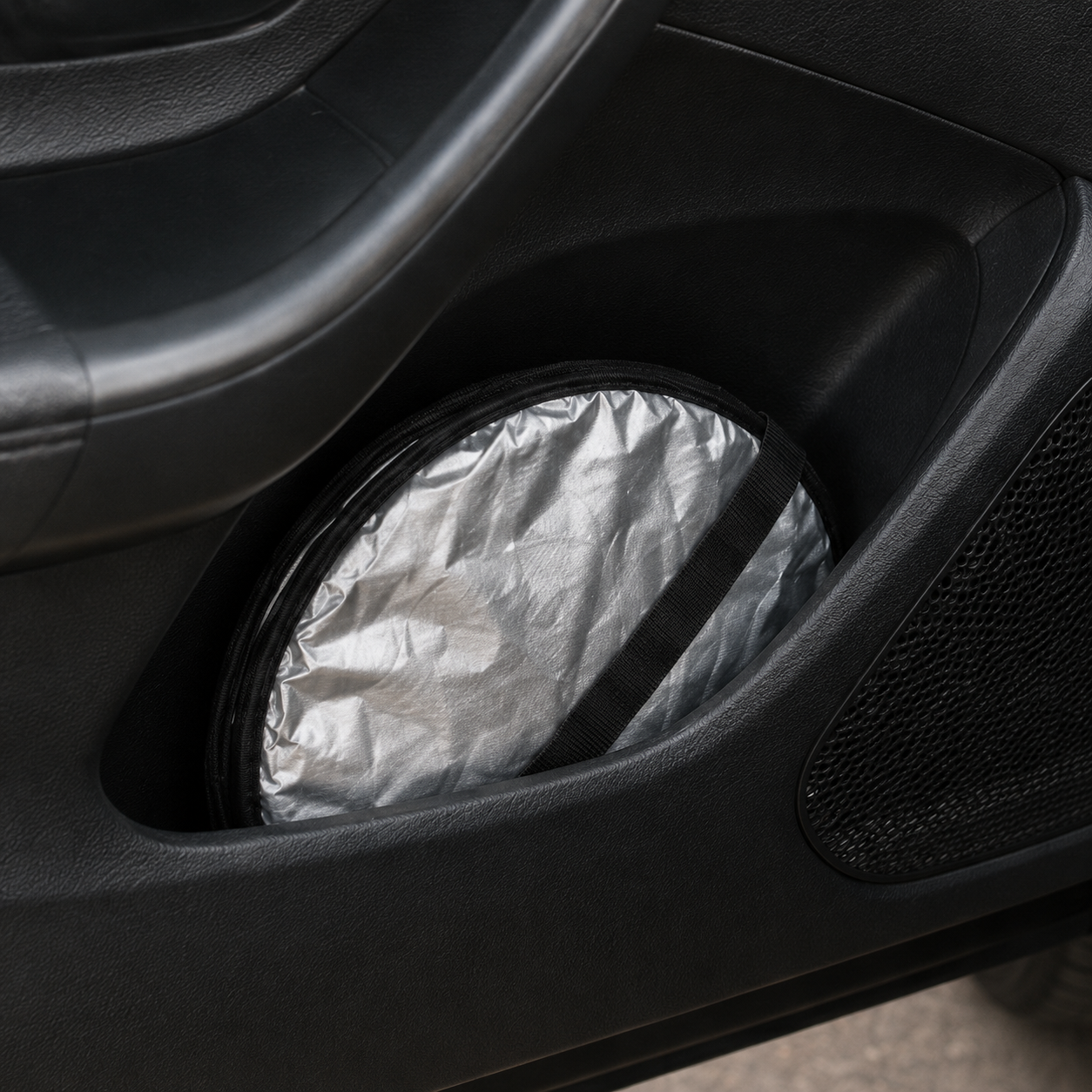 Foldable dual-panel front windshield sunshade – Vorcar Egypt (photo 5)