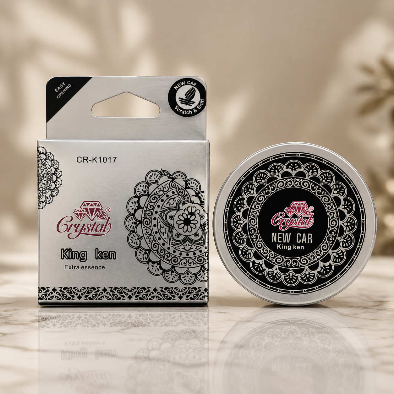 Crystal One King Ken car air freshener — available in multiple scents