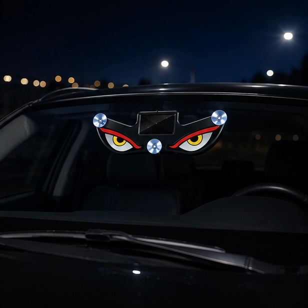 Solar Devil Eyes LED warning light installed on car – Vorcar Egypt (photo 7)