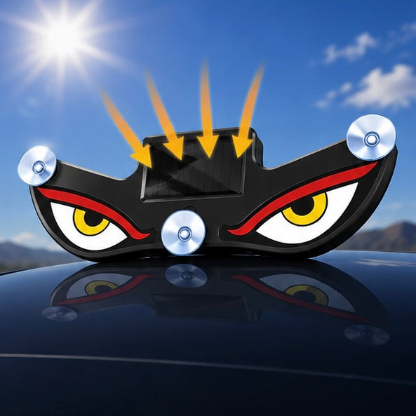 Solar Devil Eyes LED warning light installed on car – Vorcar Egypt (photo 6)