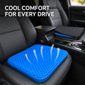 Breathable honeycomb silicone car seat cushion with non-slip cover – Vorcar Egypt