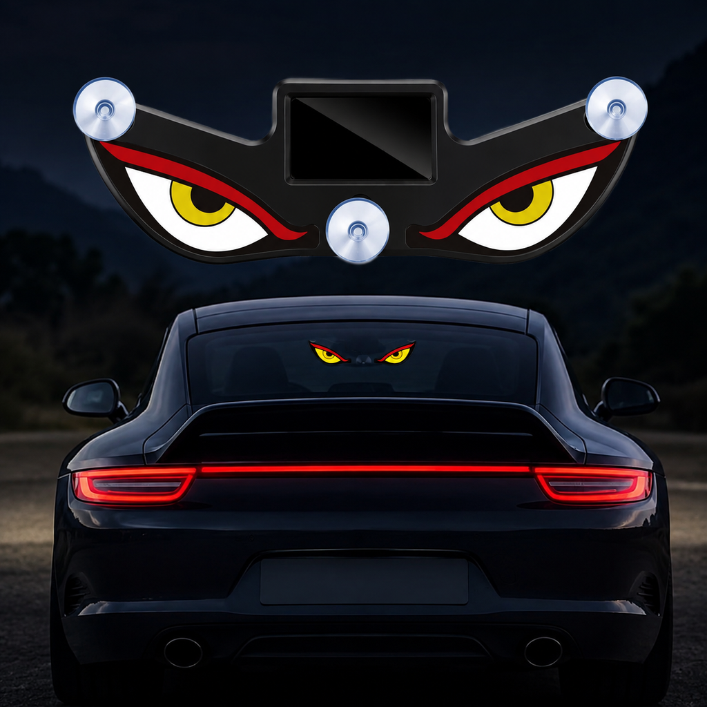 Solar Devil Eyes LED warning light for cars – Vorcar Egypt