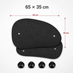 Foldable mesh car side window sunshade with suction cups – Vorcar Egypt
