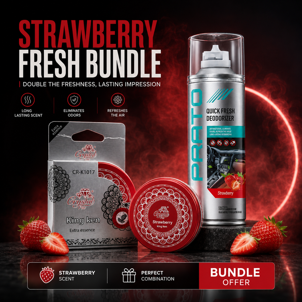 VORCAR Fresh Air Bundle: PRATO AC deodorizer and Crystal One King Ken air freshener – Vorcar Egypt