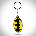 Batman Car Keychain - Comic-Inspired Metal Keyring