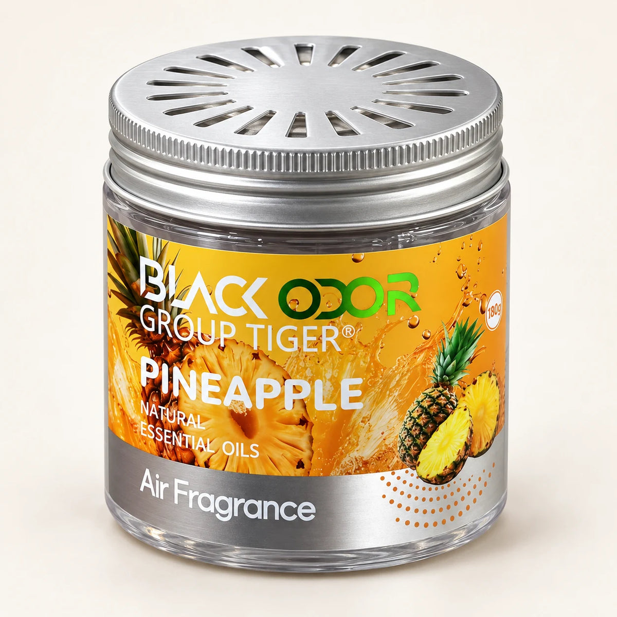 BLACK ODOR Classic Gel Pineapple gel car air freshener 180g