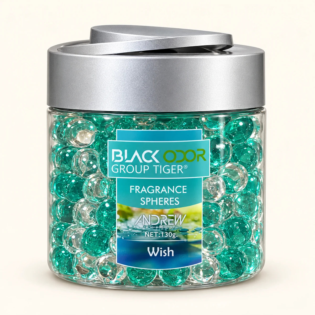 BLACK ODOR Aroma Pearls Wish fragrance spheres car air freshener 130g