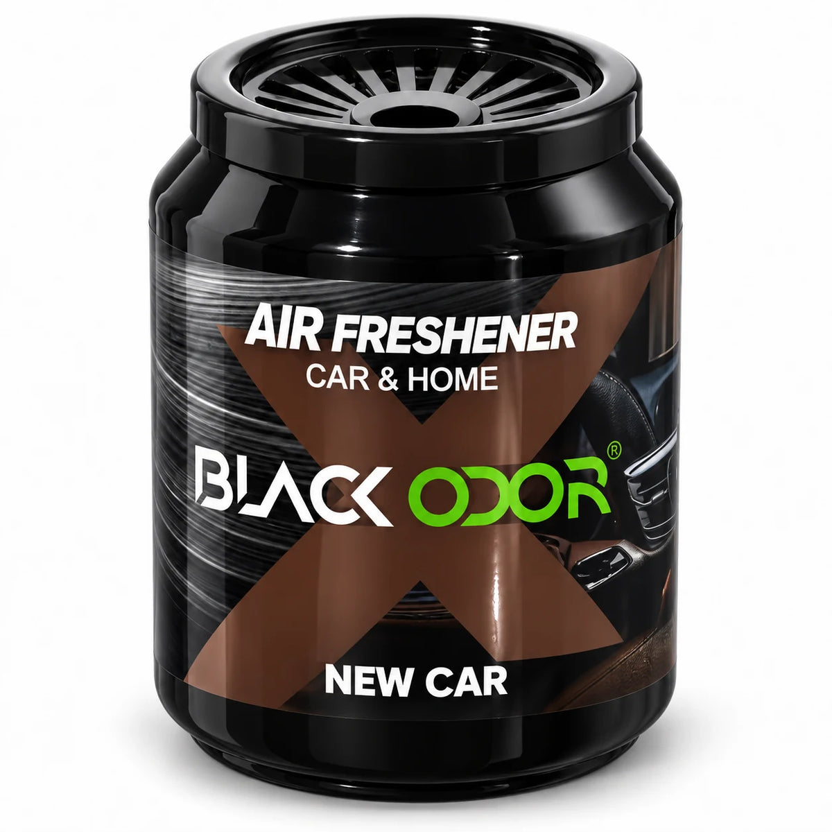 BLACK ODOR Signature Gel 200g gel air freshener — new car