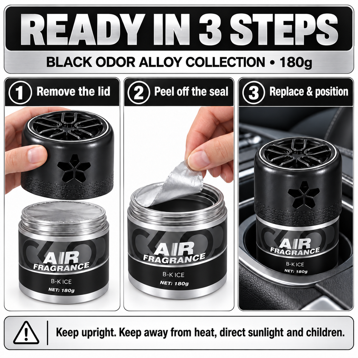 BLACK ODOR Alloy Collection opening guide