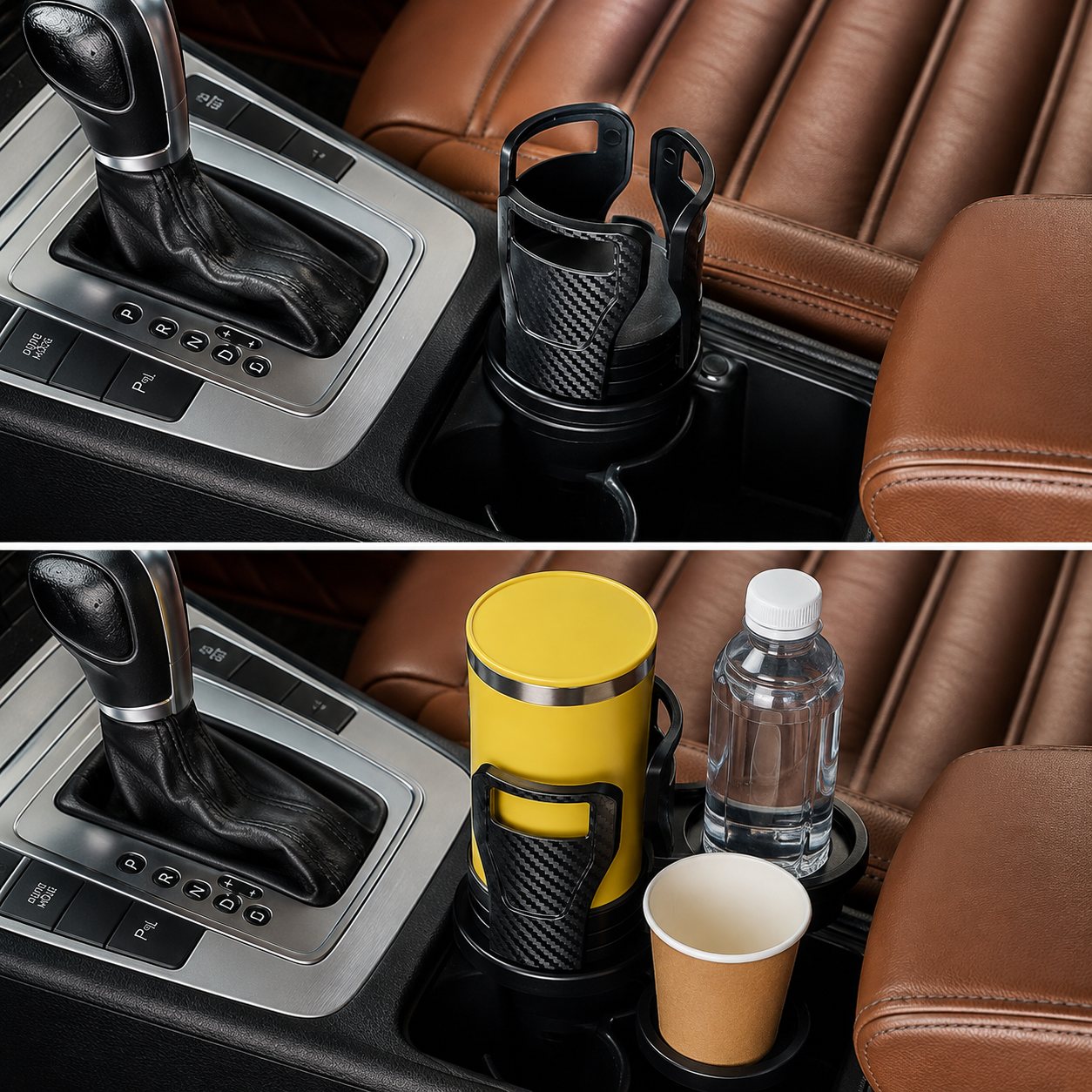Car cup holder expander dimensions diagram – Vorcar Egypt