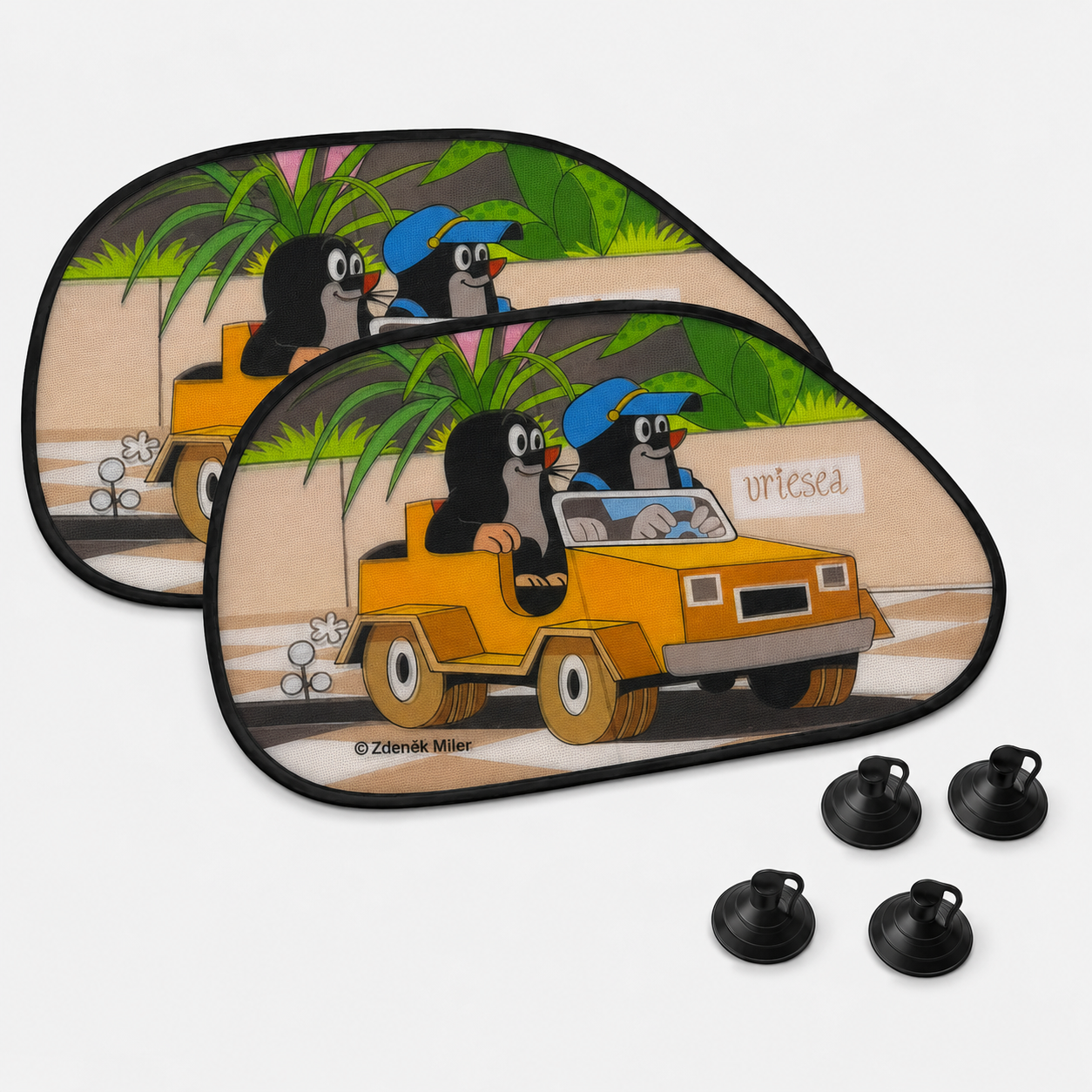 2-piece car side window sunshade set – Multicolor variant – Vorcar Egypt