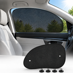 Foldable mesh car side window sunshade set 2 pieces – Vorcar Egypt (photo 2)