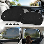 Foldable mesh car side window sunshade set 2 pieces – Vorcar Egypt (photo 3)
