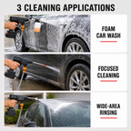 Portable pressure washer complete kit in hard carrying case – Vorcar Egypt