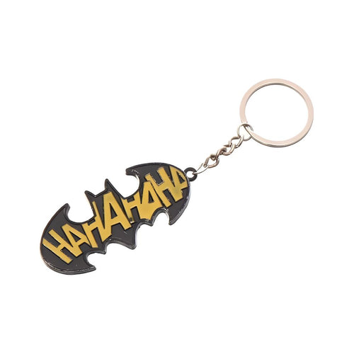 Batman Car Keychain - Comic-Inspired Metal Keyring