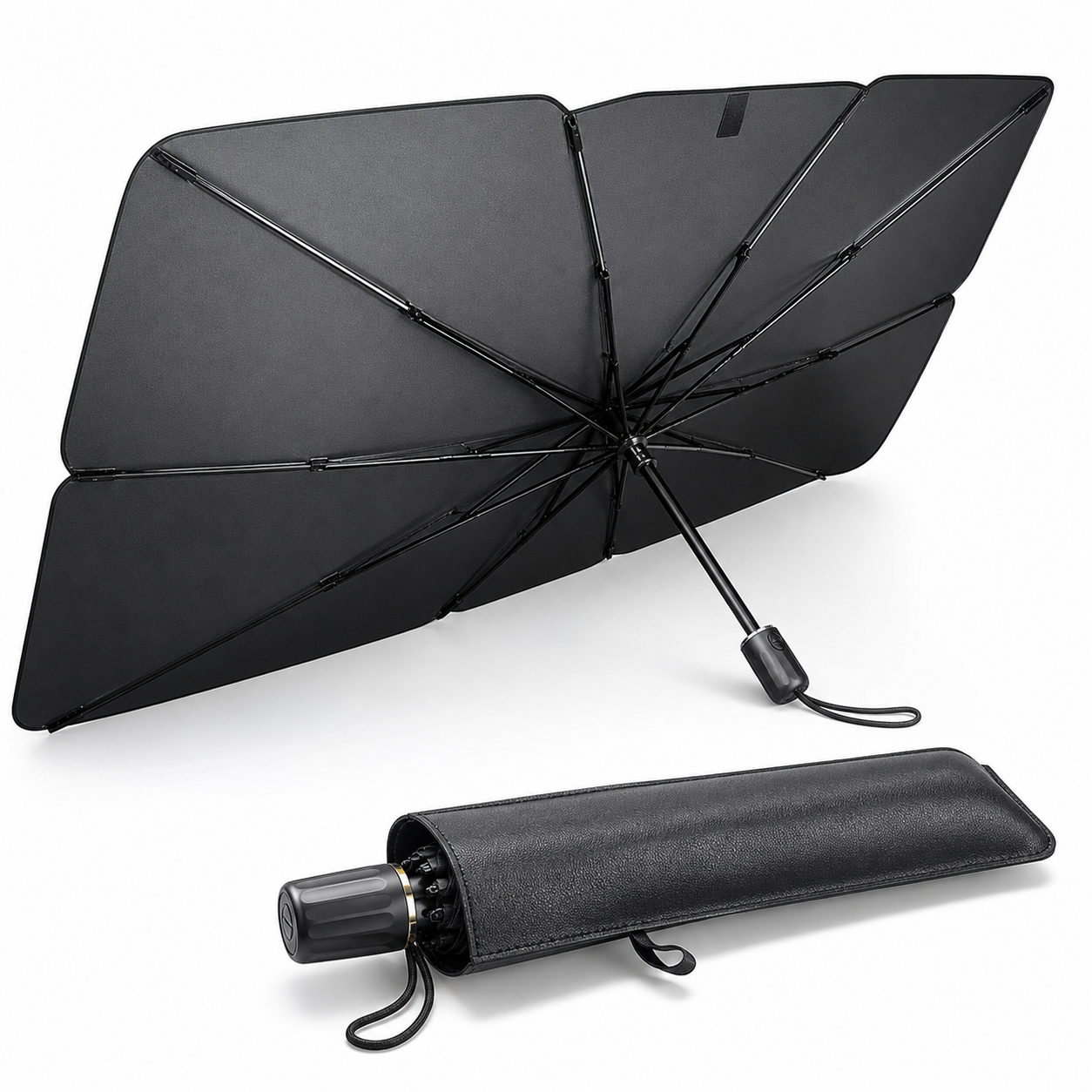 Car Sunshade Umbrella – Foldable UV Protection Heat Shield